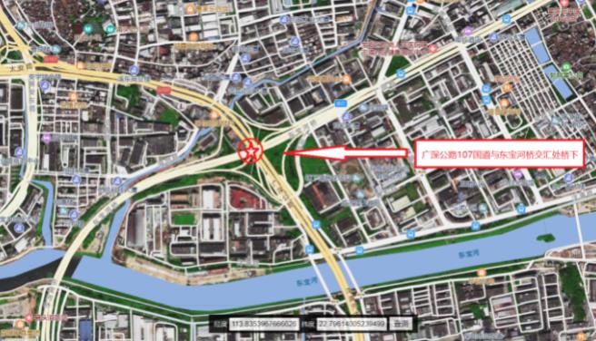 深圳寶安區(qū)廣深公路107國(guó)道限外監(jiān)控?cái)z像頭分布圖