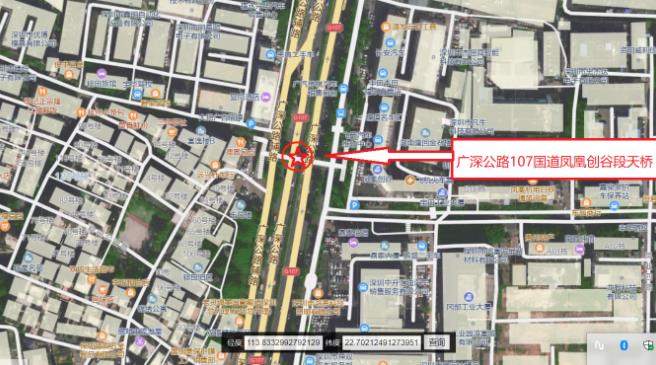 廣深公路107國道鳳凰創(chuàng)谷段天橋 廣深公路107國道鳳凰創(chuàng)谷段天橋